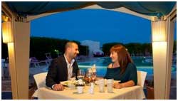 Abend im Hotel Principe di Fitalia